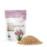 Halo Naturals Organic Astragalus Root Cut & Sifted, 4 Ounces (Astragalus membranaceus) USDA Certified | Resealable Pouch| Packaged in The USA
