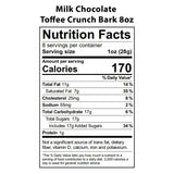 Vermont Nut Free Chocolates Toffee (Milk Chocolate) 8 Ounces, Nut-Free, Egg-Free, Kosher