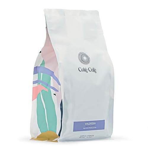 Colé Colé Handpicked Gourmet Coffee Beans from Valdesia, Dominican Republic, Light Roast Coffee Roasted in Minneapolis (500 gms)