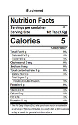 DAK's Spices Blackened Mouth Watering Seasoning Blend | 100% Salt Free | Premium & Healthy Seasoning | MSG Free, Preservative Free, Potassium Chloride