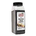 Badia Black Sesame Seed, 16 oz - Whole Black Sesame Seeds for Cooking, Baking & Garnishing - Rich, Nutty & Crunchy Flavor