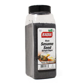 Badia Black Sesame Seed, 16 oz - Whole Black Sesame Seeds for Cooking, Baking & Garnishing - Rich, Nutty & Crunchy Flavor