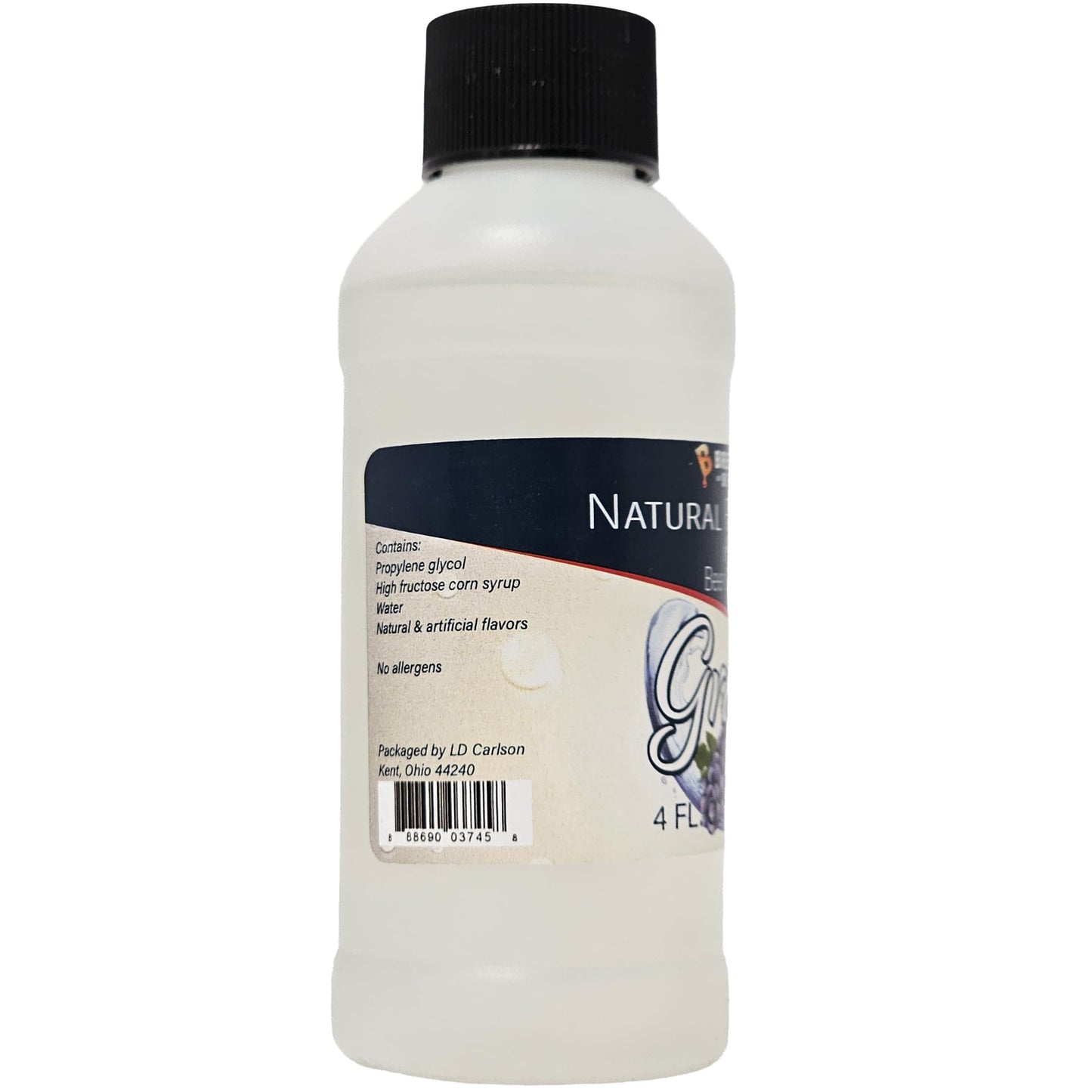 Natural Grape Flavoring Extract 4 oz.
