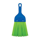 LOLA Heavy Duty Whisk Broom, Hand Brush, Durable Bristles, Whisks Away Dirt & Debris, Compact, Hang Hole for Easy Storage, Indoor/Outdoor, 1 Pack