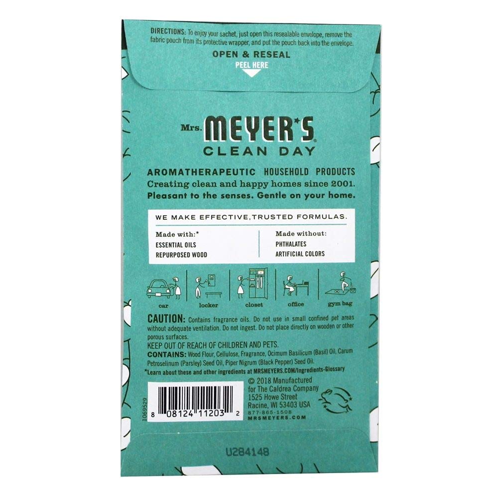 Mrs. Meyer's - Clean Day Essential Oils Scent Sachet Basil - 1 Sachet(s)