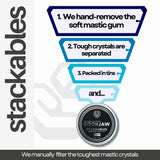 ROCKJAW® Premium Tough Jawline Mastic Gum | Stackables | Re-Chewable, Hand-Picked Mastic Gum Crystals | 100% Natural | Aspartame-Free | Sweetener-Free