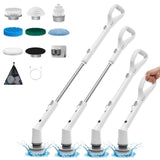 Sorpci Electric Spin Scrubber, 2026 New Cordless Cleaning Brush, Shower Cleaning Brush with 7 Replaceable Brush Heads, Power Scrubber 3 Adjustable