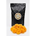 LILA BAZAAR Dried Turkish Apricots, 2 LB - Soft & Chewy Dried Apricots, Naturally Sweet Fruit Snack, No Sugar Added, Resealable Bag