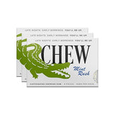 Chew Caffeine Gum, 60mg Per Piece - Mint Rush Flavor, Sugar Free Energy Gum for Late Nights, Early Mornings & Everything In Between, Fast Acting