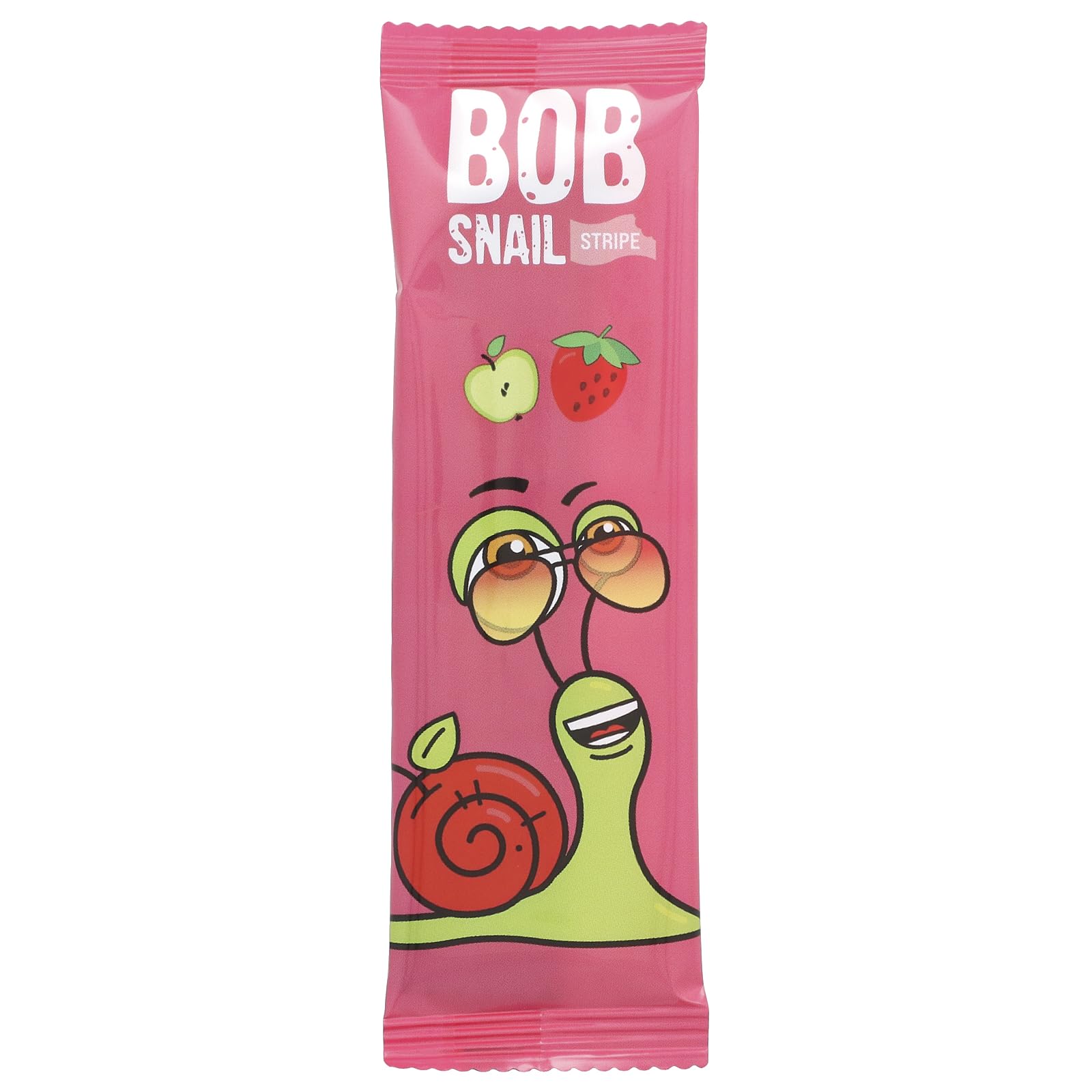 Bob Snail Apple Strawberry Fruit Stripes, 84 GR