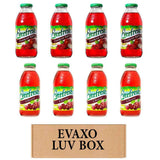 LUV BOX - Variety Everfresh Juice: Cranberry Apple, Cherry 16 oz., Pack of 8 by evaxo