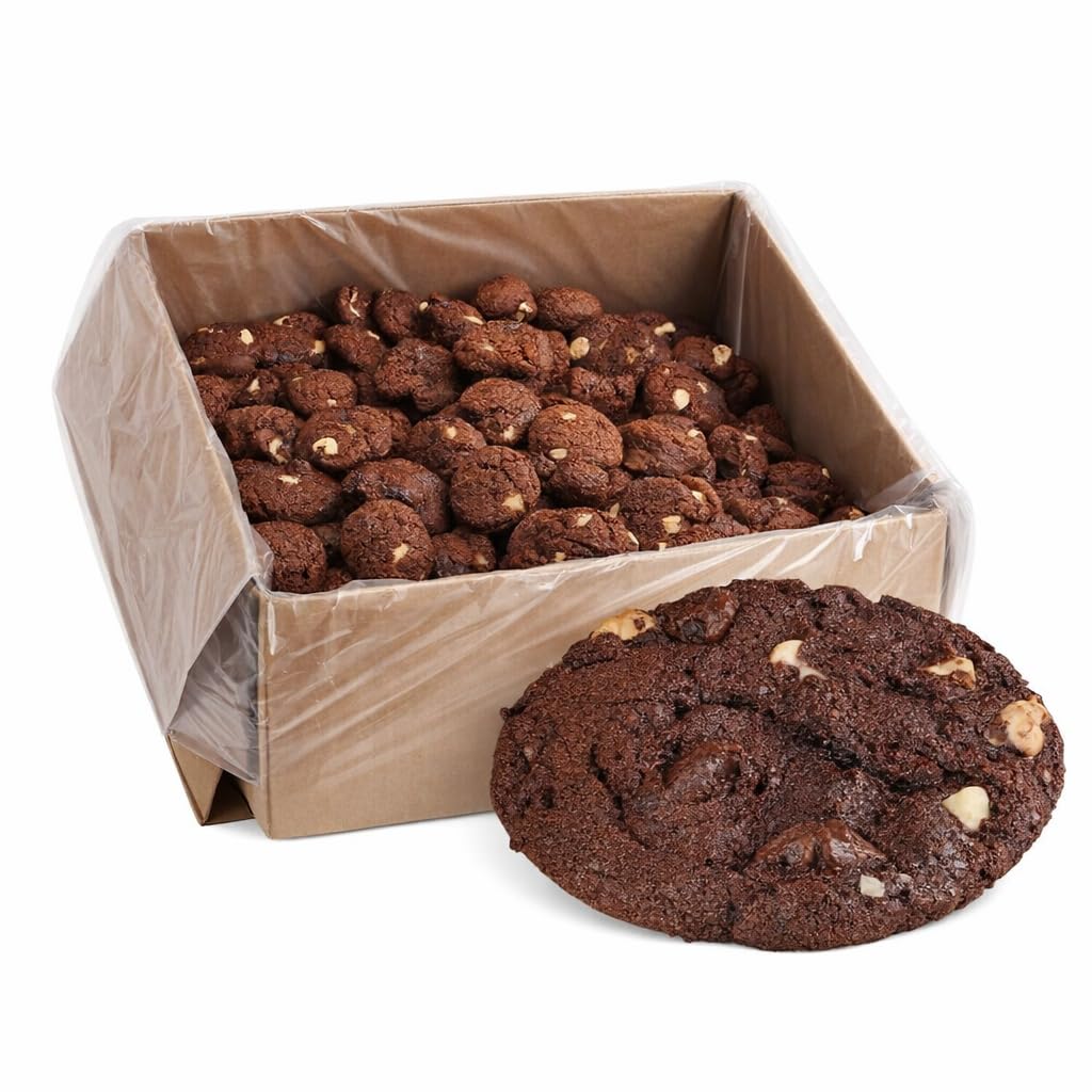 Otis Spunkmeyer Double Chocolate Chip Cookie Dough, 320 Count, 1 Ounce Frozen Portions, Bulk Food Service Pack