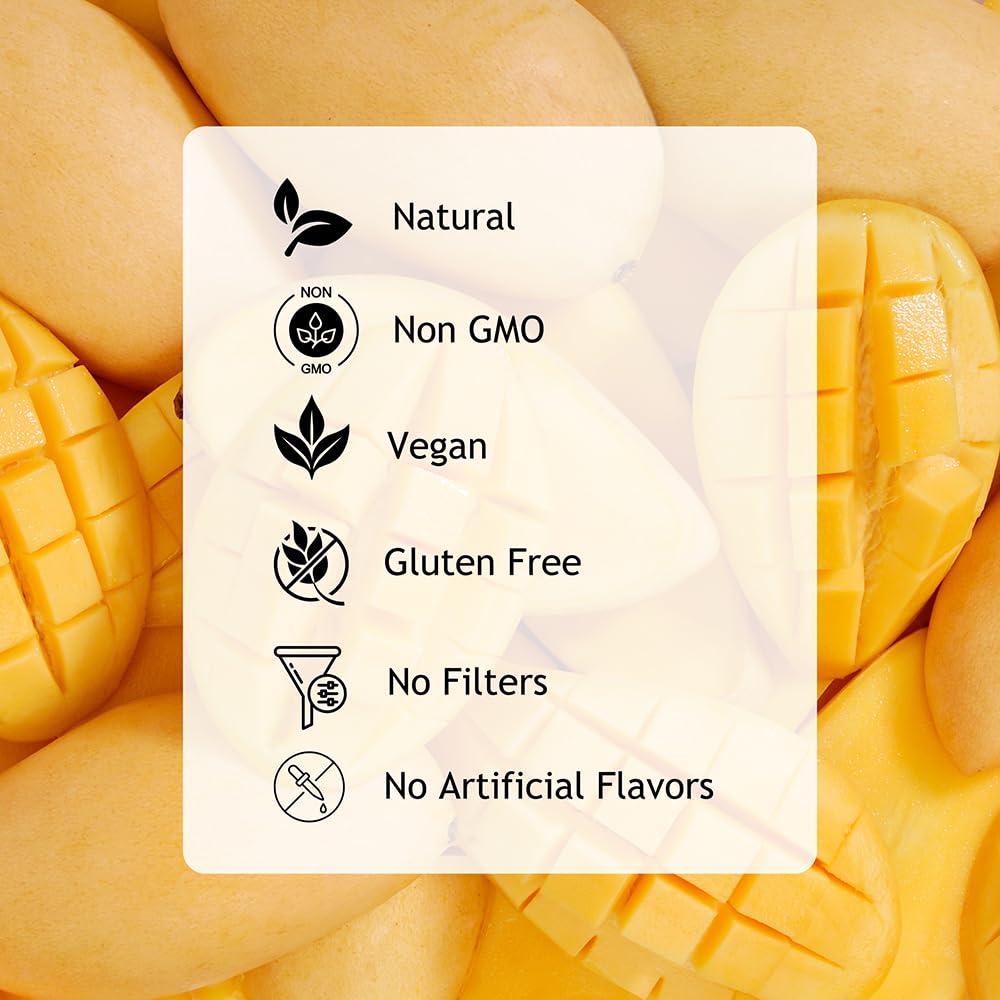 Mango Fruit Powder 227 g - Fresh From Garden | for making cakes, fresh juice, smoothies, and healthy drinks | vegan | Free from preservation