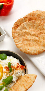 Joseph's Low Carb MINI Pita Bread 6-Pack, Flax, Oat Bran and Whole Wheat, 5g Carbs Per Serving, Fresh Baked (8 Per Pack, 48 MINI Pita Breads Total)