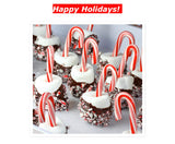 Peppermint Mini Candy Canes, Individually Wrapped, Bulk Christmas Candy | (500 - Count)