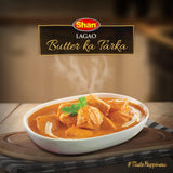 Shan Butter Chicken Recipe and Seasoning Mix 1.76 oz (50g) - Spice Powder for Juicy Chicken in Rich Tomato and Butter Sauce - Suitable for Vegetarians