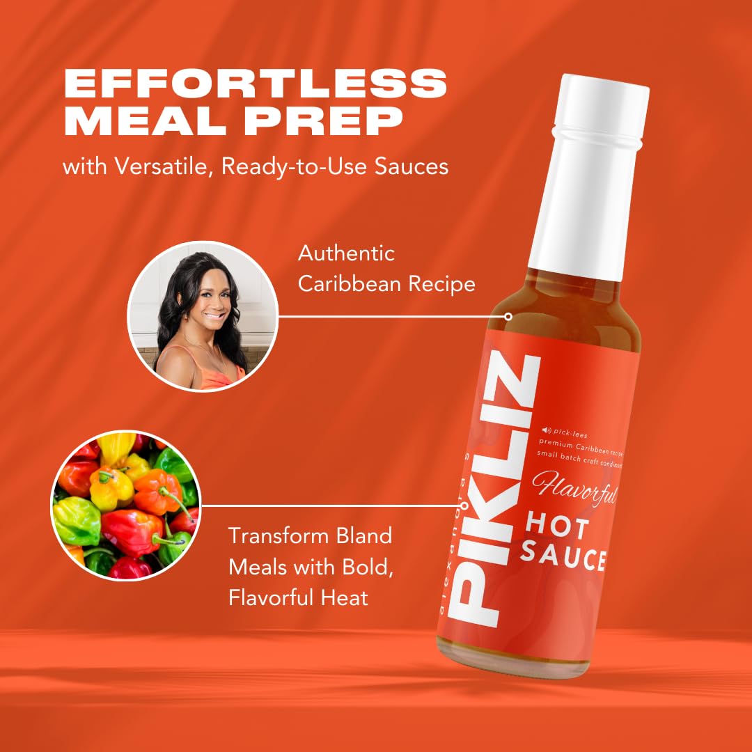 Alexandra’s Pikliz Hot Sauce | Bold & Savory Haitian-Caribbean Heat | Craft Superfood, 5oz (Pack of 1)