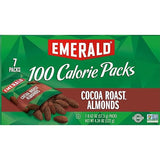 Emerald Nuts Cocoa Roast Almonds, 100 Calorie Packs, 7 Count, 4.34 Oz (Pack of 2)