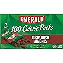 Emerald Nuts Cocoa Roast Almonds, 100 Calorie Packs, 7 Count, 4.34 Oz (Pack of 2)