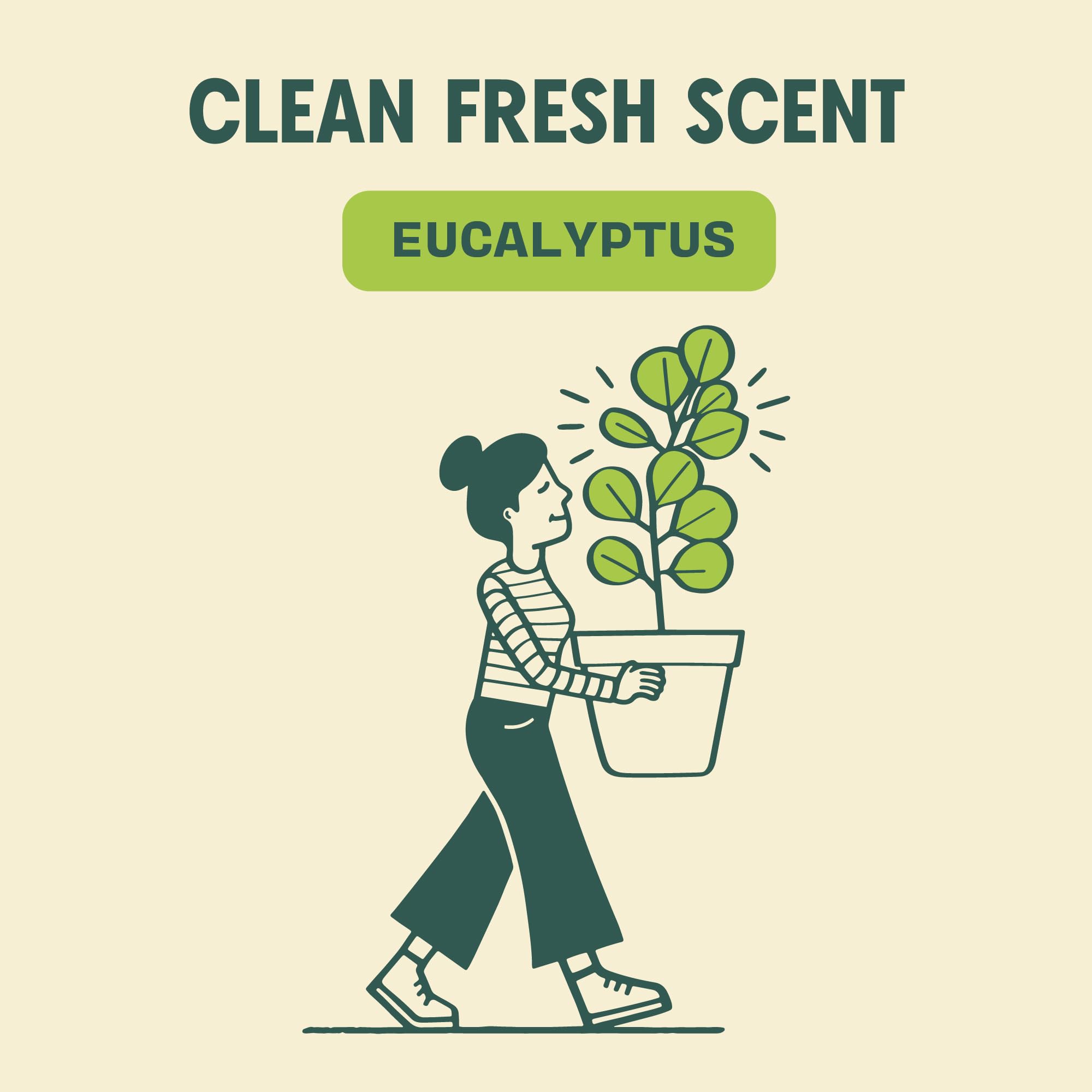 Aunt Fannie's Natural Cleaning Vinegar Wipes, Multipurpose Surface Cleaner, Eucalyptus Scent, 35 Count (Pack of 1)