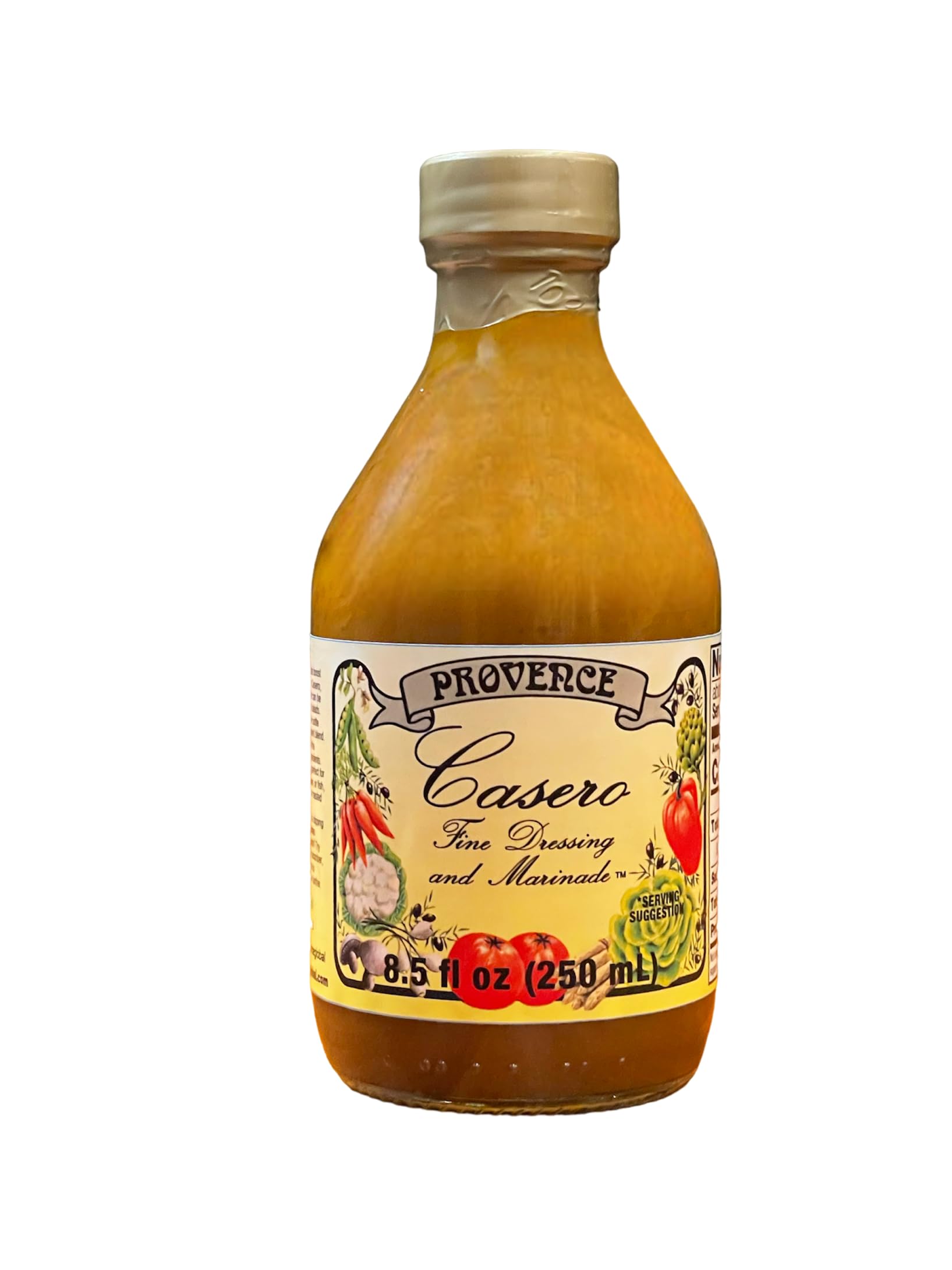 PROVENCE CASERO FINE DRESSING AND MARINADE 8.5 Fl Oz, KOSHER, VINAIGRETTE, GOURMET