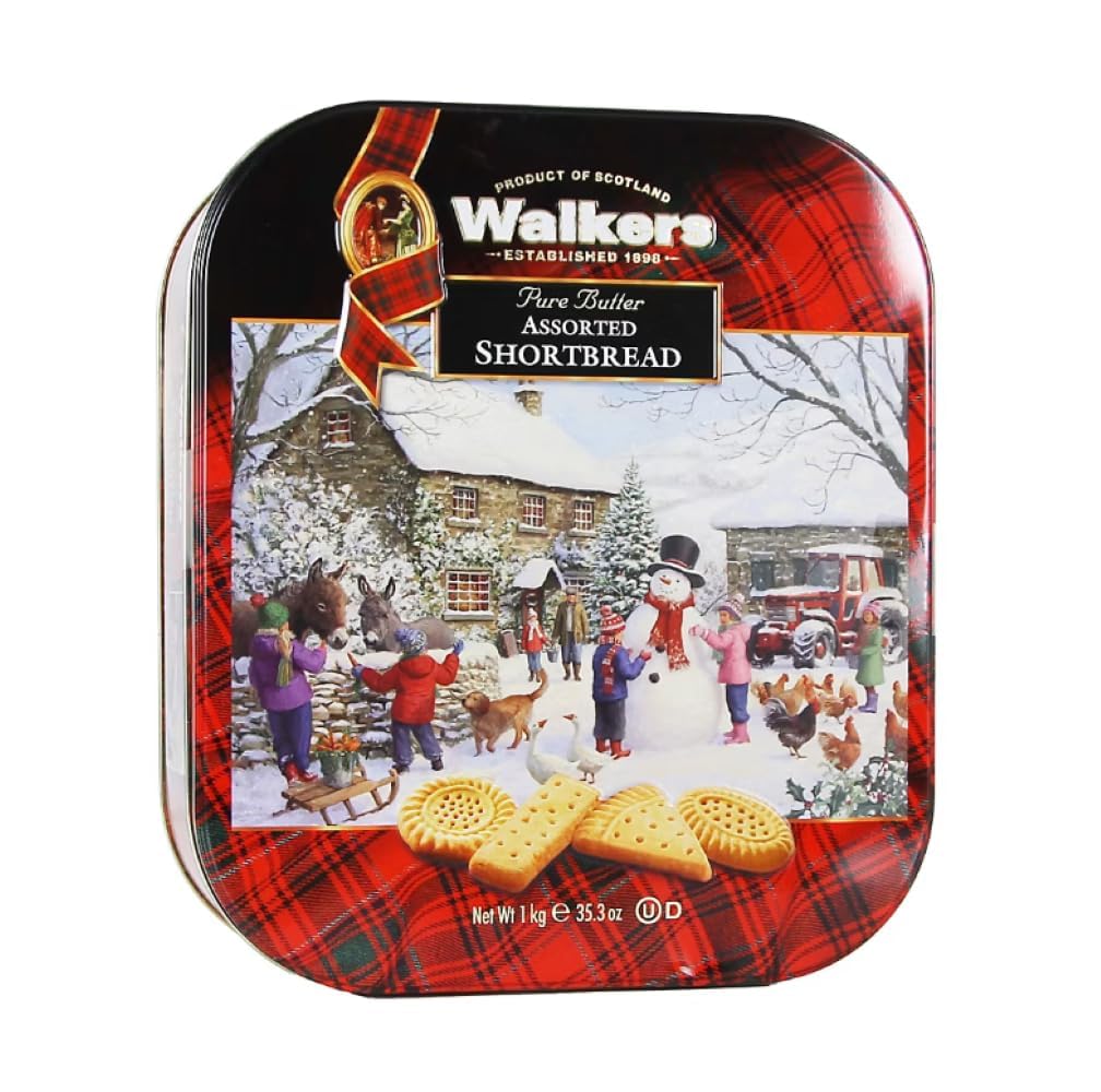Walkers Shortbread Cookies, Pure Butter Traditional Scottish Recipe, Family Size Box, Authentic European Bakery Treats, No Artificial Flavors or