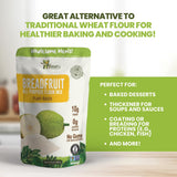 Amasar | All-Purpose Breadfruit Baking Mix | Gluten Free Made with Breadfruit & Cassava Flour | Plant Based All-Purpose Flour for Desserts & Dishes | 9g of Fiber per Serving, 24 Oz