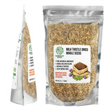 Siberian Green Milk Thistle Dried Whole Seeds Tea 340g (12 oz) Clean Caffeine-Free Harvest Botanical Silybum marianum