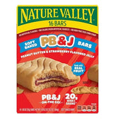 Nature Valley Soft Baked Peanut Butter & Strawberry Flavored Jelly Bars - 16 ct.