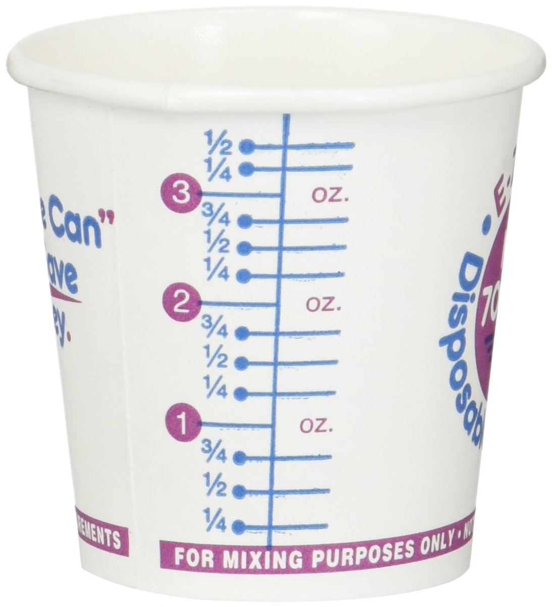 E-Z Mix EZX70004 Disposable Paper Mixing Cup (s - 1/4 Pint Cups 400), White