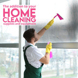 WBM Home Squeegee, Professional Scratch Free Surface Cleaner with Hanging Hole, Shower Squeegee, Pink