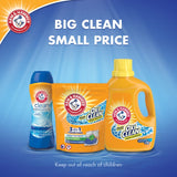 ARM & HAMMER Plus OxiClean Laundry Detergent, 5 in 1 Laundry Stain Remover, Fresh Scent Liquid Laundry Detergent, 185.5 Fl Oz Bottle