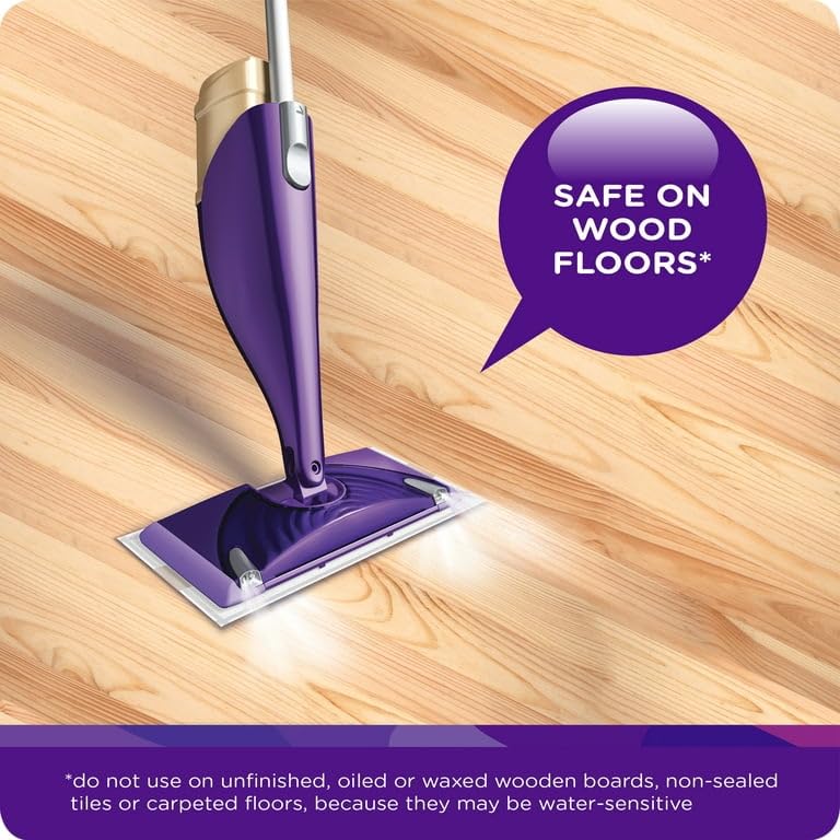 Swiffer WetJet Multi-Purpose Floor and Hardwood Cleaner Solution with Febreze Refill, Lavendar Vanilla and Comfort Scent, 1.25 Liter, OKpFMr 8 pack