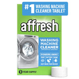 Affresh Washing Machine Cleaner, Helps Power Away Odor Causing Bacteria & Grime Deep Inside Pump, Valve & Hoses, 12 Time Release Tablets, 1 Year