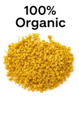 Organic Bio Herbs-Dried Elderberry Flowers - 100% Natural, Premium Quality Herb for Herbal Tea, Tinctures & Remedies - No Additives, Non-GMO (Sambucus