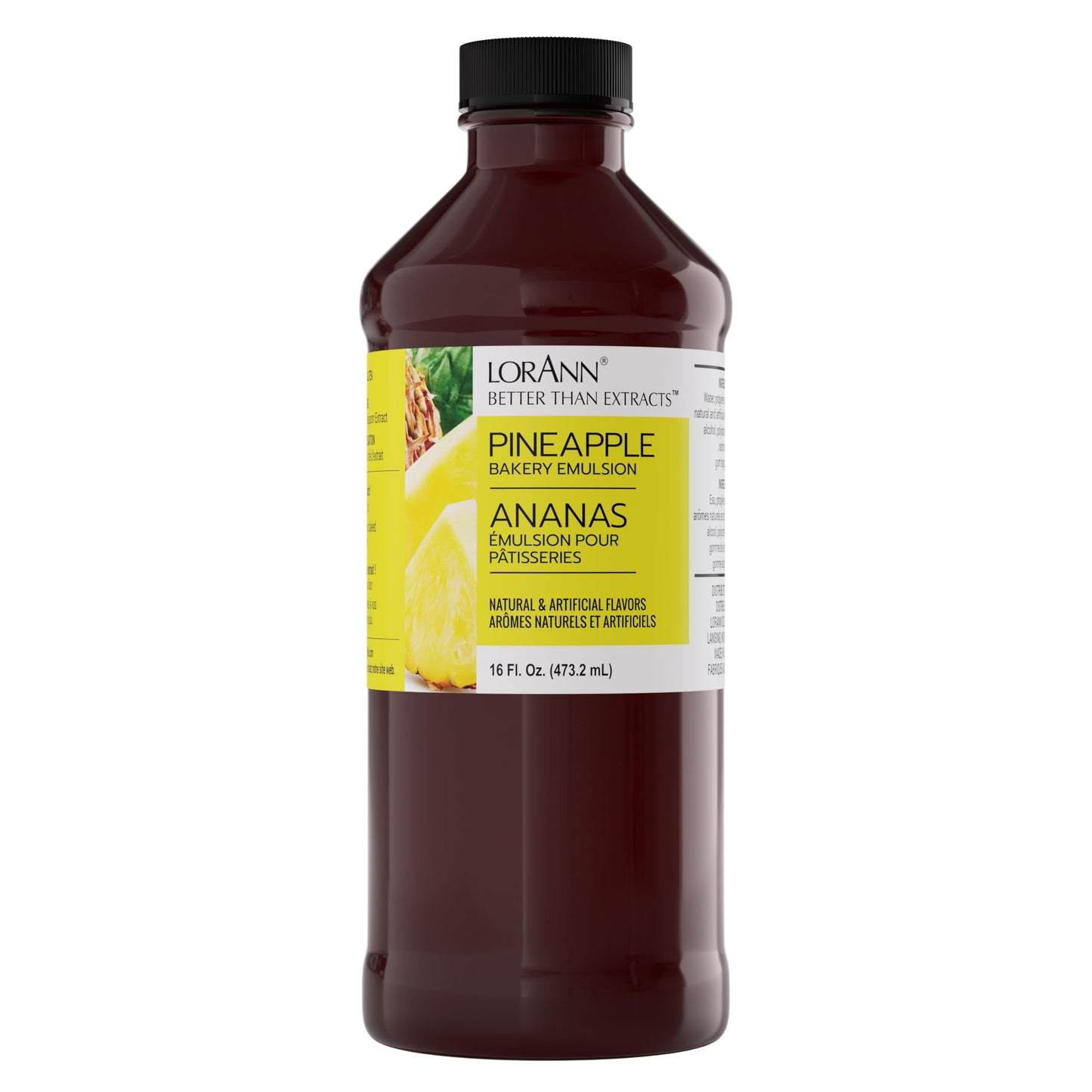 LorAnn Pineapple Bakery Emulsion, 16 ounce bottle