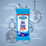 Sprayway SW199R Ammonia-Free Glass Cleaner Wipes, Fresh Scent, 20 Count