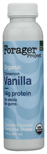 Forager Project Organic Cinnamon Vanilla Plant-Based Protein Shake, 12 FZ