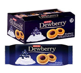 Dewberry Sandwich Cookie With Cream and Blueberry Flavor Jam 36 g.(Pack of 12) // By Benjawan Shop