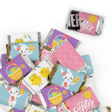 4.5lb Easter Pals Chocolate Candy Mix - Wrapped Miniatures And Spring Mix Chocolate Kisses (372ct)
