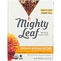Mighty Leaf Organic African Nectar Tea, Rooibos Herbal Blend with Fruity Notes, 1.32 oz (Pack of 1)