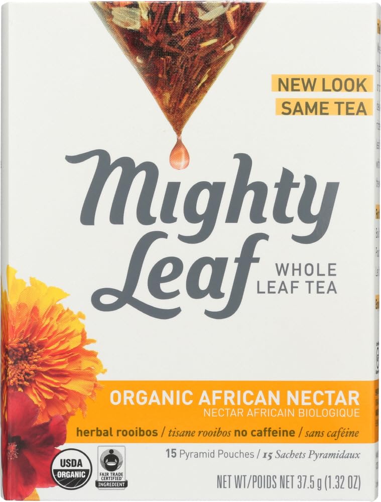 Mighty Leaf - Herbal Infusion Organic African Nectar - 15 Tea Bags