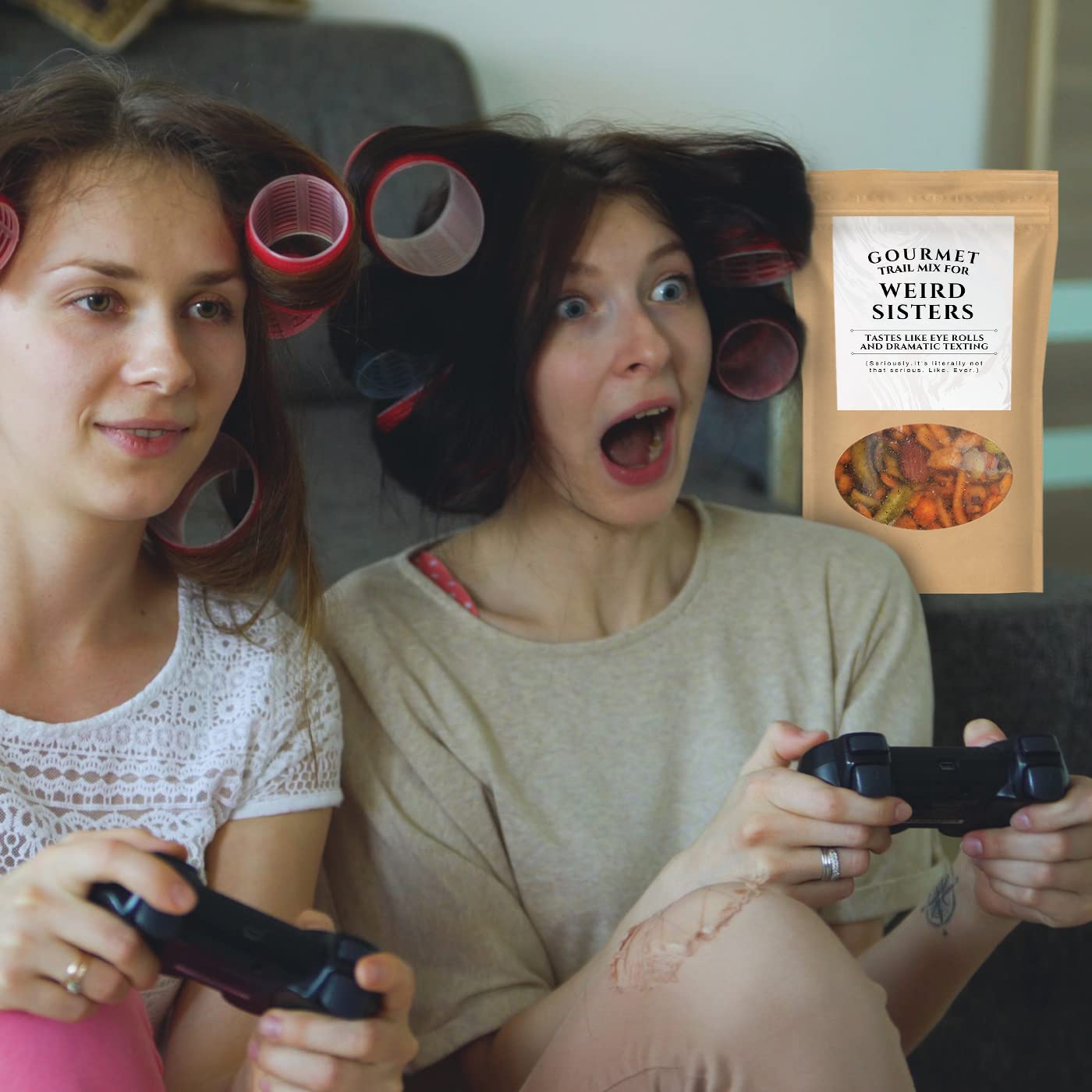 Kepperton Gourmet Trail Mix for WEIRD SISTERS - Gifts for Sisters from Sister - Christmas Gifts for Sister - Special Gifts for Cool Big Sister