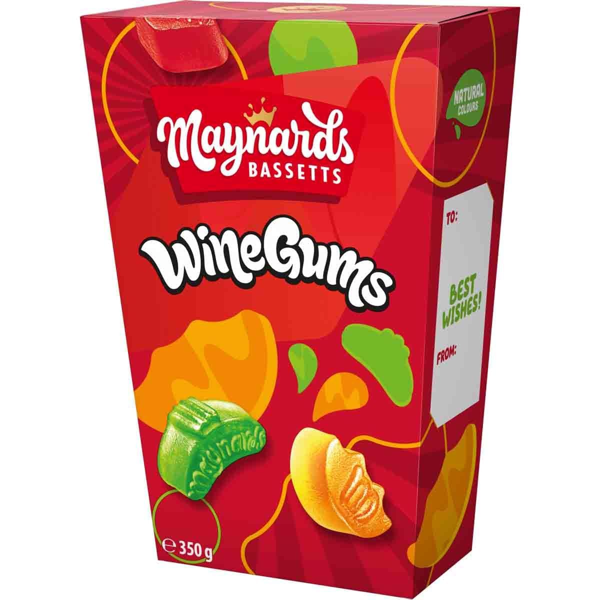Maynards Bassetts Wine Gums Carton 350g (Pack of 2)