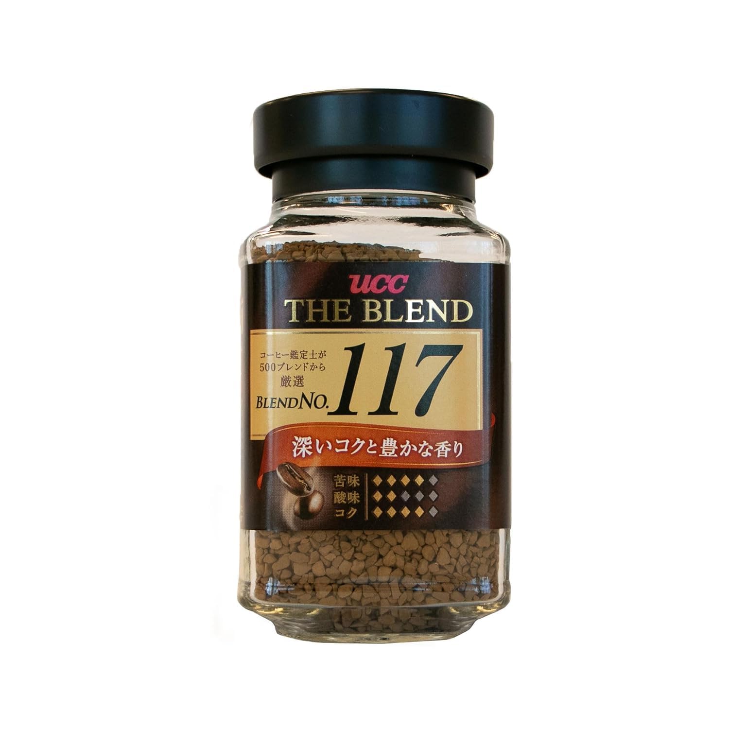 Pack of 2 - UCC Japan #1 Coffee, The Blend 117 Instant Coffee | 90 Gram