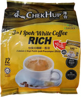 4 Pack Chek Hup 3 in 1 Ipoh White Coffee KING Imported from Malaysia (4x12 sachets)