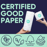 Save Trees Bamboo Toilet Paper, Paper Towels, Tissues, & Swedish Dishcloths - Complete Box - 24 Rolls Bamboo Toilet Paper, 12 Rolls Bamboo Paper