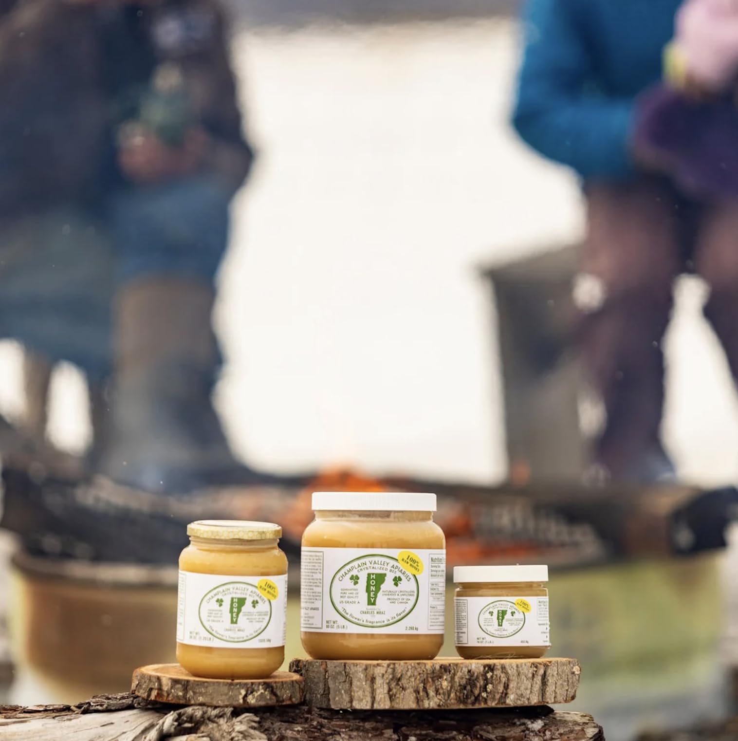 100% Raw Honey By Champlain Valley Apiaries 5lb