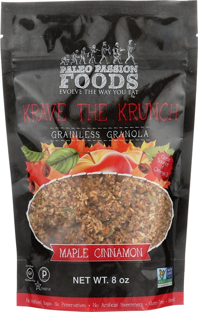 Paleo Passion Cereal Maple Cinnamon, 8 oz