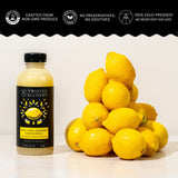 Twisted Alchemy Cold Pressed Eureka Lemon Juice - Hand Squeezed, All Natural, Non-GMO, No Sugar Added, Preservative Free - 16 oz Bottle for Craft